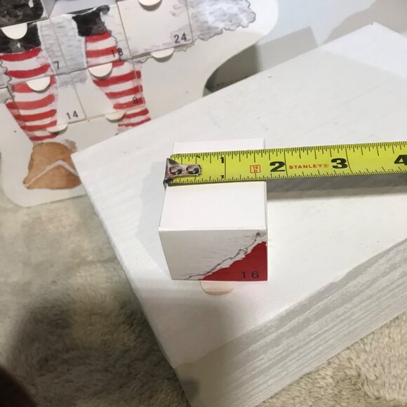 Ikea Santa Claus Advent Calendar Reusable 24 Drawers Heavy Cardboard Julmys 18" - Picture 15 of 16